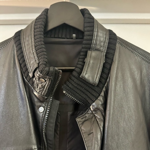 Men’s Elie Tahari 100% Real Leather Jacket XL - Picture 9 of 12